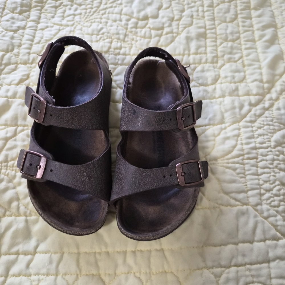BIRKENSTOCK Kids Brown Sandals Size 28
